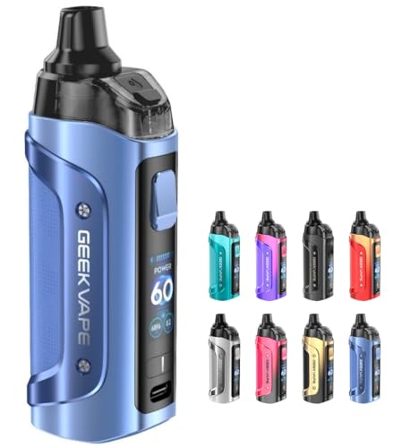 M[NxCv Aegis Boost 3 Pod X^[^[Lbg Mod Kit 3000mAh (Max 60w) 5ml C[WX u[Xg3 |bh dq^oR Vape xCv (Sapphire Blue)