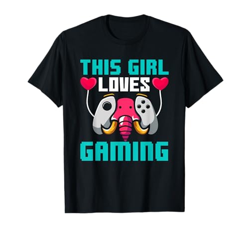 Esta chica ama los juegos Camiseta
