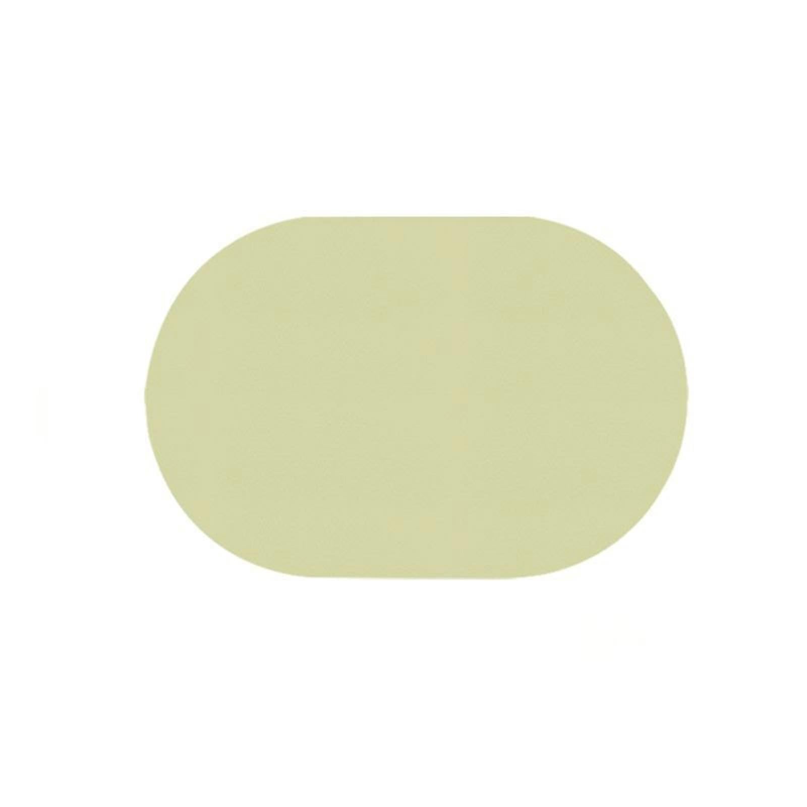 Set de table ovale vert matcha anti-tache lot de 4 cuisine et salle à manger