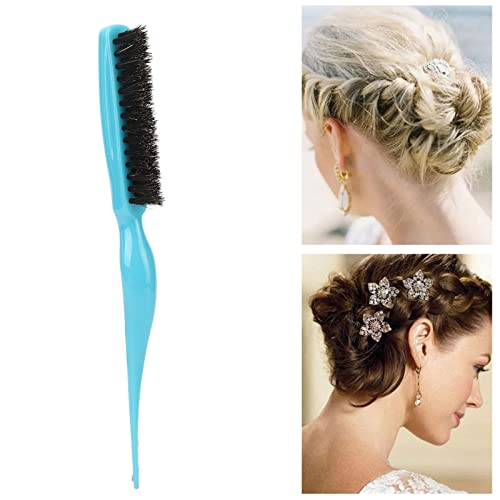 Spazzola per Cotonare i Capelli per Volume e Styling, Manico Curvo, Coda Appuntita, Leggera e Portatile, Adatta a Casa e in Viaggio