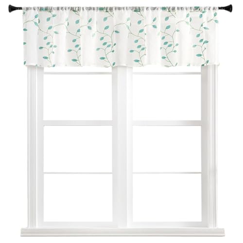 LONGCAO Lot de 1 Rideaux Voilages 135 x 130 cm Draperies Voile en Lin Effet Demi Transparent Filtrant La Lumière Lot de 1 Rideaux à Œillets pour Chambre de...