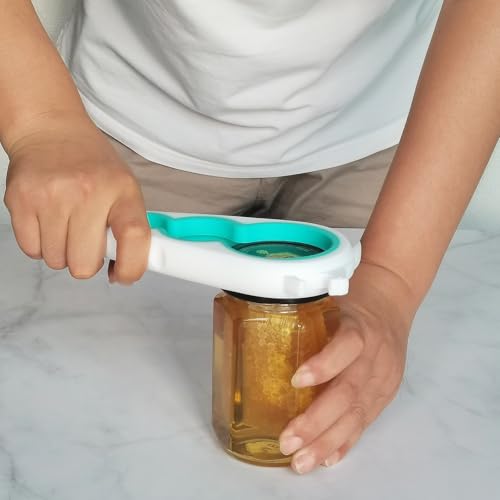 Image of Jar Opener for Weak Hands, 5 in 1 Bottle Opener for Seniors with arthritis