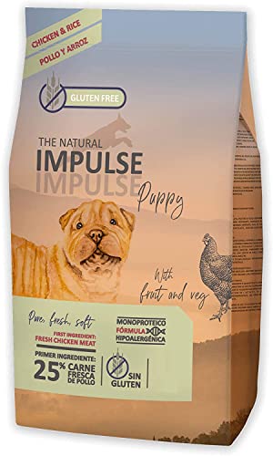 IMPULSE Pienso para Perros Natural Dog Puppy Chicken 12 Kg