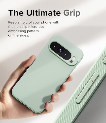 Image of Ringke Onyx for Google Pixel 9 Pro XL Case [Feels Good in The Hand] Oil & Dirt Resistant, Enhanced Camera Lens Protection, Comfortable Grip, Non-Slip, Lightweight Cover - Mint