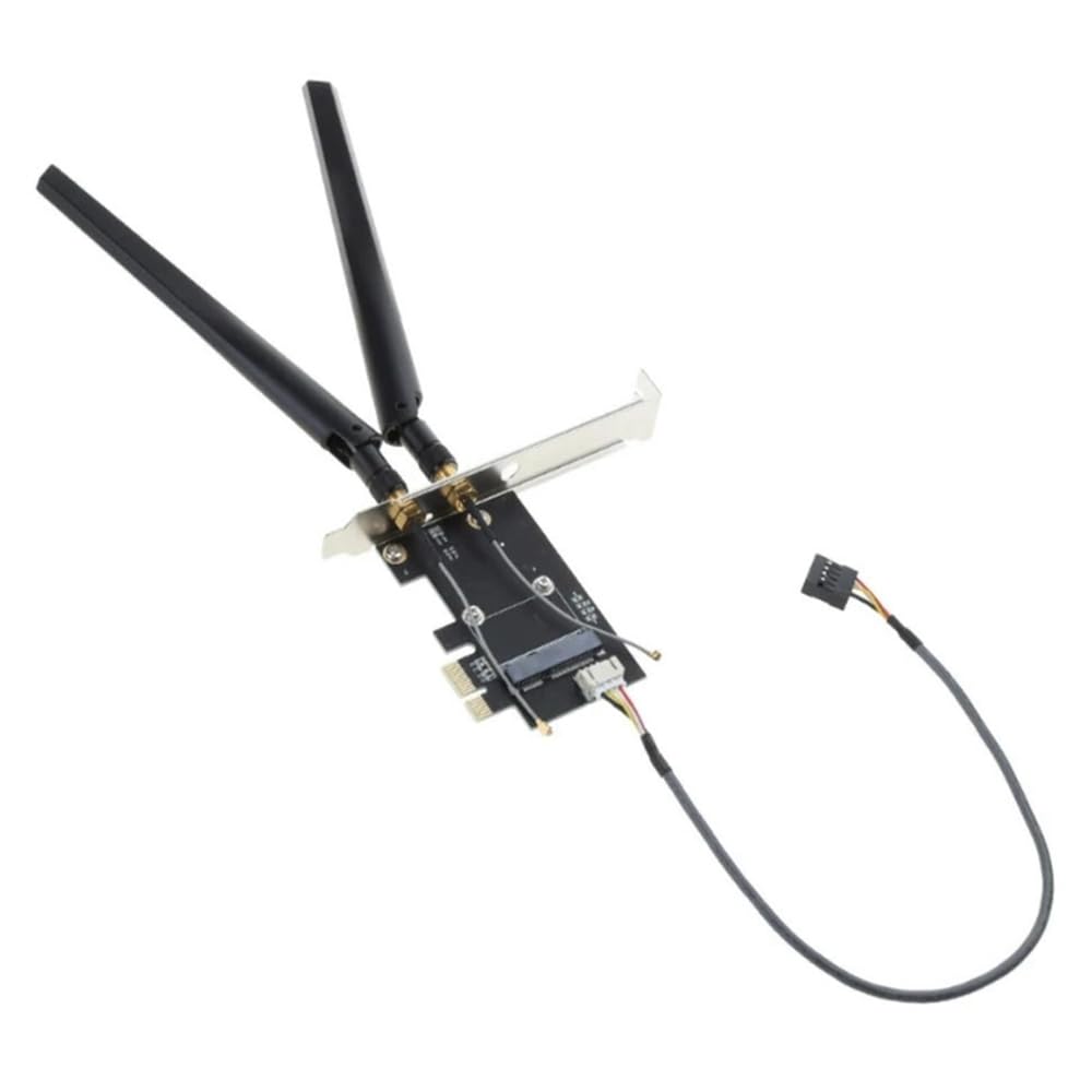 for Mini PCI-Express to PCIE X1 Converter Add WiFi Compatible to Desktop