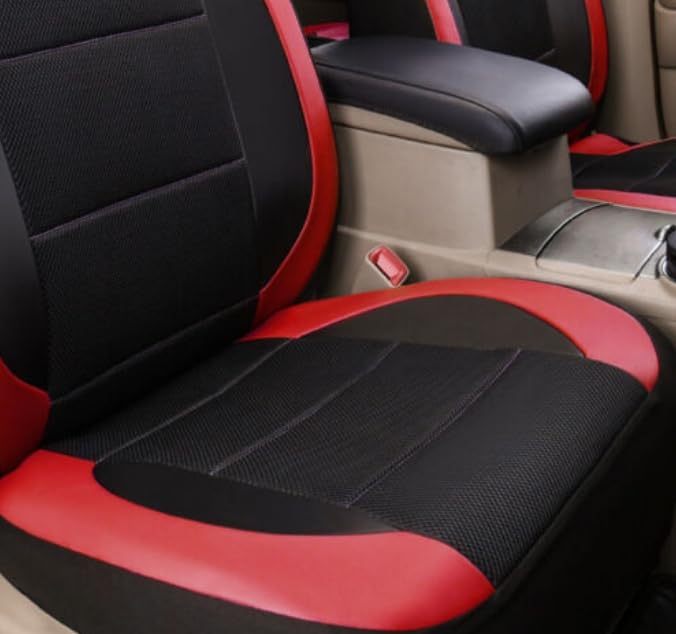 Autostoelhoezen voor Nissan Qashqai (J11) 2. Gen 2015 2016 2017 2018 2019 2020, Ademend Slijtvast Antislip Autostoelkussenbeschermers Autostoelhoezen Volledige Set,Black blue