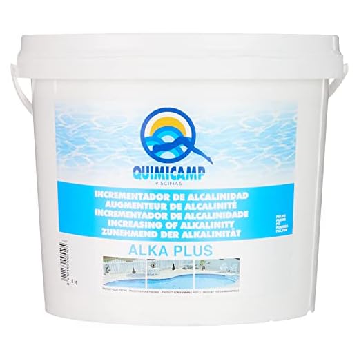 Quimicamp Alka Plus (Anti-Cal Para Piscina) Polvo, 6 Kg - 203306, Blanco