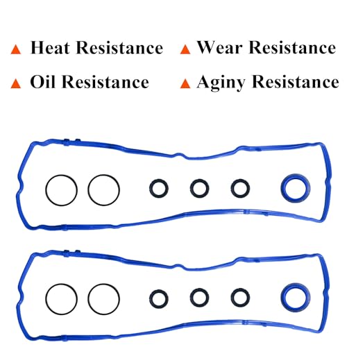Image of VS50805R Valve Cover Gasket Kit Compatible with 2011-2020 3.6L V6 Dodge Avenger Challenger Durango Grand Caravan Journey Ram ProMaster 1500 2500 3500, Jeep Grand Cherokee Wrangler Chrysler 200 300