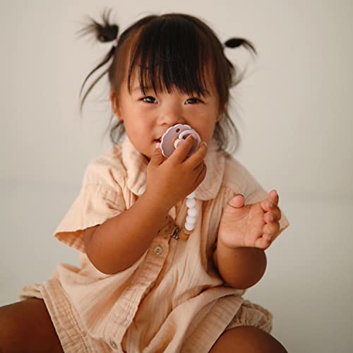 Frigg Daisy Confezione Da 2 Ciucci | Ciuccio In Lattice | Prodotto In Danimarca | Senza Bpa | Tettarella Simmetrica A Ciliegia | (Blush/Woodchuck, Taglia 1 (0-6 Mesi)) - 5