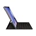Samsung Galaxy Official AI Book Cover Keyboard Slim for Galaxy Tab S10+, S9+, S9 FE+, Black