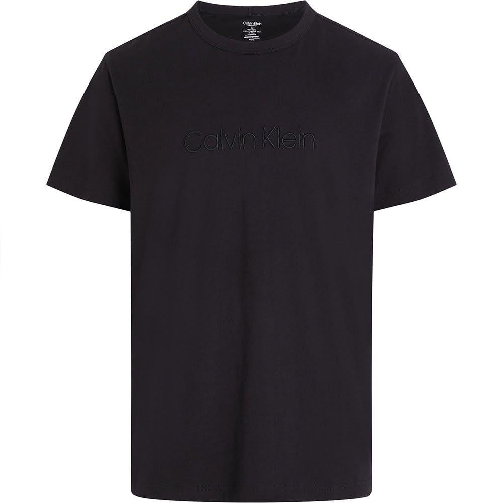 Calvin Klein 100% Cotton S/S Crew Neck T-Shirt - Black - XL