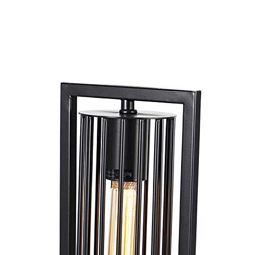 Qazqa balenco wazo - Lampada da terra Moderno - 1 luce - L 26 cm - Nero - Moderno - Soggiorno I Camera da letto I Sala da Pranzo I Cucina