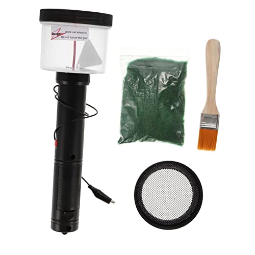 Hemobllo 1 Set Micro Static Grass Applicator Kit Comfortable Grip Electrostatic Flocking Machine for Model Railway Sand Table DIY Landscape