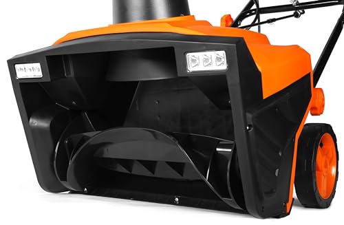 WEN Snow Thrower, 15-Amp 20-Inch Electric Snow Blaster with Dual LED Lights (5670)