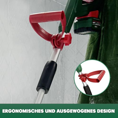 Mellif Akku Schneefräse,elektrische bürstenlose Schneebürste mit 4.0 Ah Batterie,Arbeitsbreite 30cm, max.Räumtiefe 15cm,Wurfweite 6m(inkl. MELLIF 4,0AKKU + 4,0 Ladegerät)