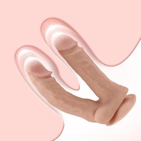 8.66 in Double Head Soft Silicone Realistic Sex Wand Toy