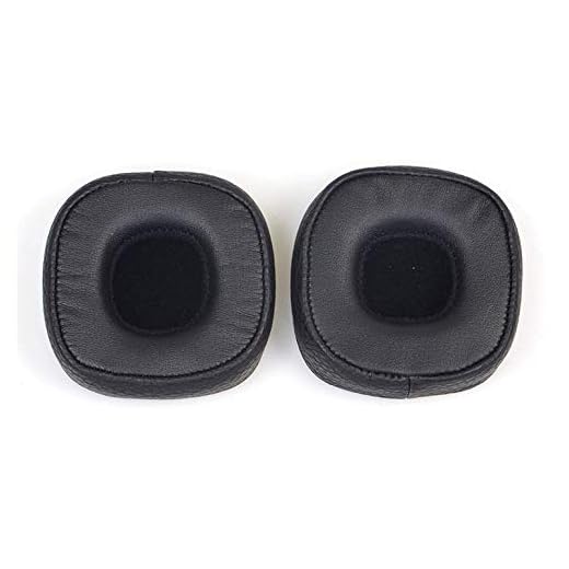 Ersättande öronkuddar öronkuddar kopp kudde headset reparationsdelar passar till MARSHALL MAJOR II III Bluetooth trådlösa hörlurar