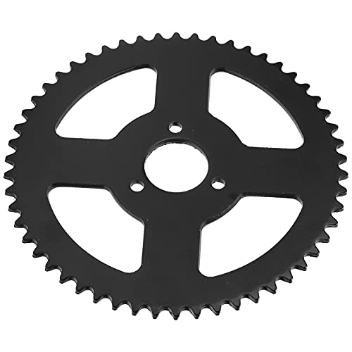 VBESTLIFE T8F 54 Zähne Stahlkettenrad, Langlebiges Innenloch 26mm Kettenblatt Kettenrad Harte Kurbelgarnitur Geeignet für Mini Motorrad ATV Kart
