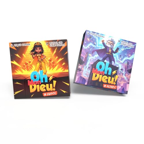 Bioviva - Oh Mon Dieu ! - Un Jeu stratégiquement Fun Qui modernise la mythologie ! - 2 à 6 Joueurs - Dès 8 Ans - Fabriqué en France - 661027 (Egypte)