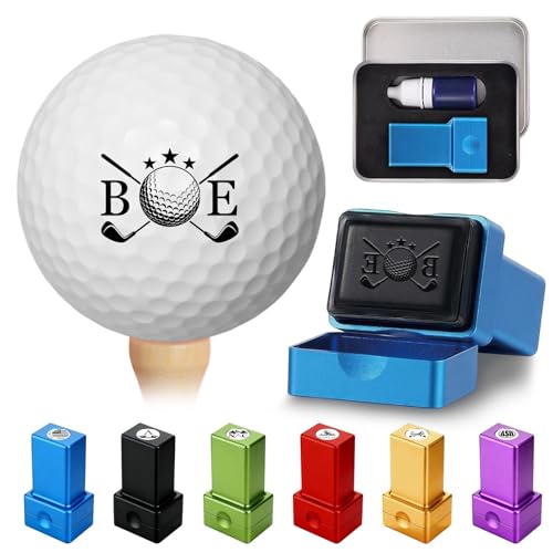 MESHELEY Custom Monogram Golf Ball Stamp Personalized Golf Ball Marker