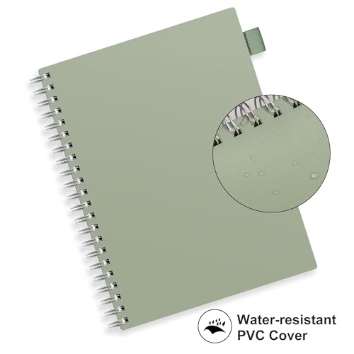Cahier A4 pour l'école et le travail à double spirale pratique - 8