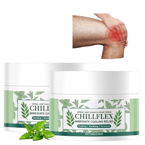 Crema calmante mentol, crema de alivio de enfriamiento instantáneo, actividades conjuntas en todo el cuerpo, enfriamiento calmante ungüento para los músculos, cabeza