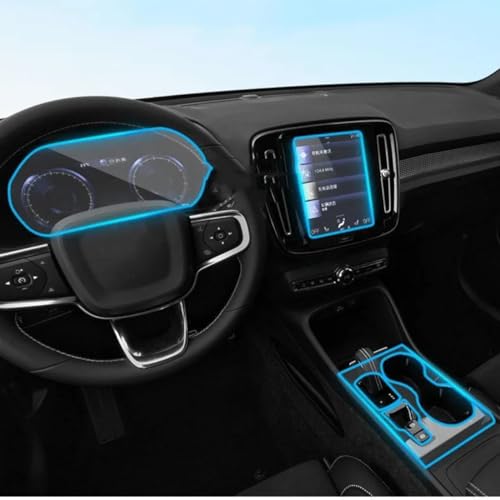 Film de protection transparent Volvo XC40 console centrale 20-21 - 2