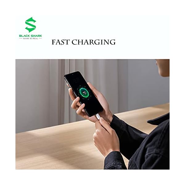 Black Shark 4 Gaming 5G Unlocked Smartphone, 8+128GB 6.67 inch FHD Cell Phone, Android 12 Snapdragon 870 Mobile Phone, 48MP Rear Camera System, 270HZ Touch Reporting Rate Celulares (Black)