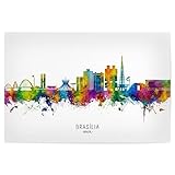 artboxONE Poster 45x30 cm Städte Brasilia Brasilien 