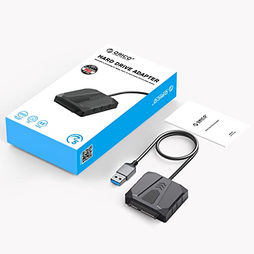 Image of ORICO SATA to USB3.0 Cable, Hard Drive Adapter Converter for 2.5 Inch SSD & HDD Data Transfer, Support UASP(S2-3A-05)
