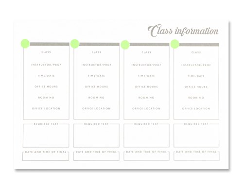 Miliko A4 One Semester Study Planner/Organizer-11.7" X8.4 Planner Sticker Included(Green) #TOP2