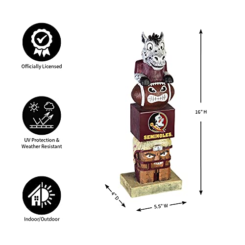 Evergreen NCAA Florida State Seminoles Tiki Totem