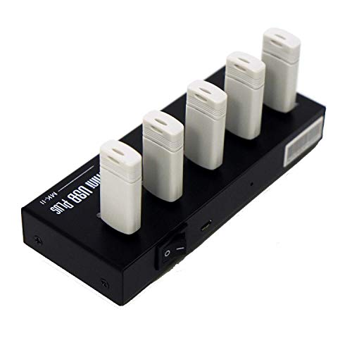 [New Update Version] EZ DUPE 1 to 4 Mini USB Plus MK II Duplicator - Standalone Portable USB Flash Media Thumb Drive Compact Copier (DM-FU0-5V04B-V2) - Thumbnail 3