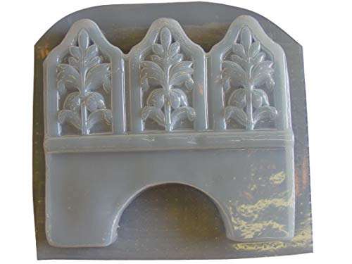 Greek Roman Floral Border Edging Plastic Craft Mold use with Concrete or Cement for Making Your own Borders 5005