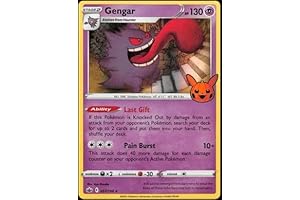 Pokémon Trick or Trade Gengar Holo Rare Card with Halloween Stamp