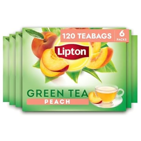 Lipton Peach Green Tea Bags Cover