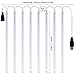 Falling Rain Lights 11.8 inch 8 Tube 192 LEDs, Meteor Shower Lights Waterproof, Icicle Snow Fall String Cascading Lights, Christmas Lights for Holiday Party Wedding, Garden Decoration (Colorful)
