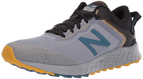 New Balance Men's Fresh Foam Arishi V1 Trail Running Shoe, Steel/Stone Blue, 10.5 X-Wide