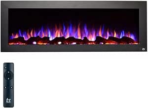 Touchstone Sideline Indoor/Outdoor Decorative Electric Fireplace - No Heat, 50
