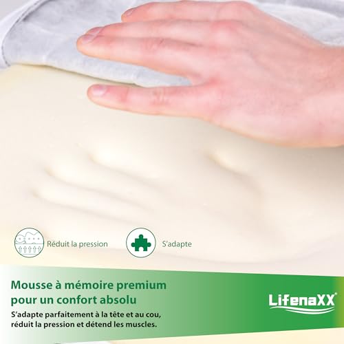 Oreiller de cou en chanvre idéal pour des nuits réparatrices - 5