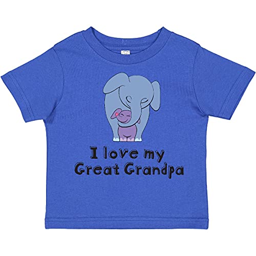 inktastic I Love My Great Grandpa Elephant Toddler T-Shirt