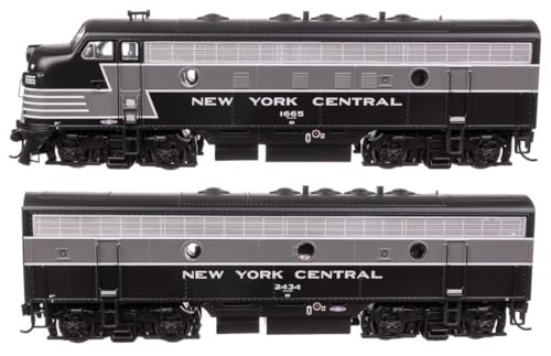 Walthers Mainline 910-11410 HO Scale EMD F7 A-B Set - Standard DC - New York Central #1665/2434