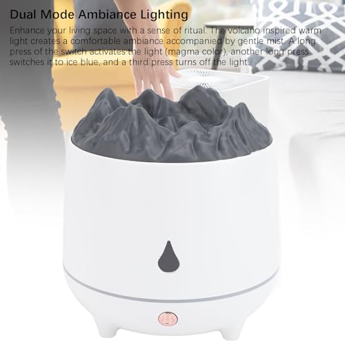 Difusor aromático eléctrico Volcano 400ml con luz y temporizador miniatura 2