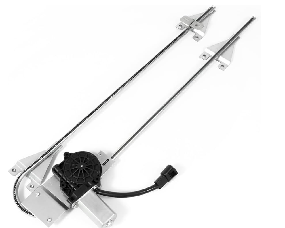 GlobalPrince Rear Left Power Window Regulator with Motor Compatible with Peterbilt 378 741-5401