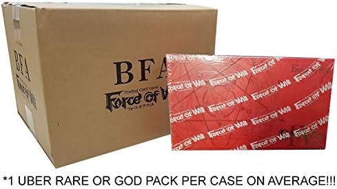 Force of Will: Battle for Attoractia Factory-Sealed 6-Box Booster Case!! Outlet Price!! Look FORUBER RARES!!!!