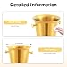 TITIDU Titanium Gold Ice Bucket Rack，Floor Standing Golden Champagne Ice Bucket Wine Cooler Ice Stainless Steel