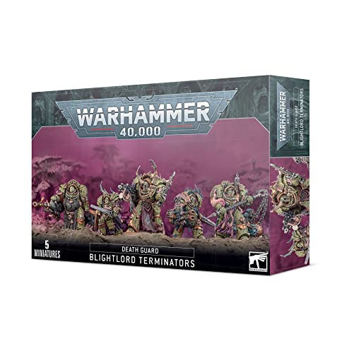 Warhammer 40,000 - Death Guard Blightlord Terminators miniatura 1