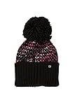 Mehrfarbiges Garn edc by Esprit Strickbeanie mit Bommel und Wollanteil