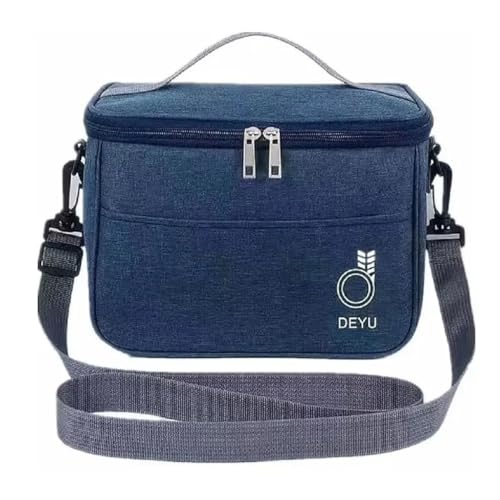 Bolsa Termica Cooler Fitness Bebida Agua Marmita Lanche Cerveja P, M ou G (Azul, G)