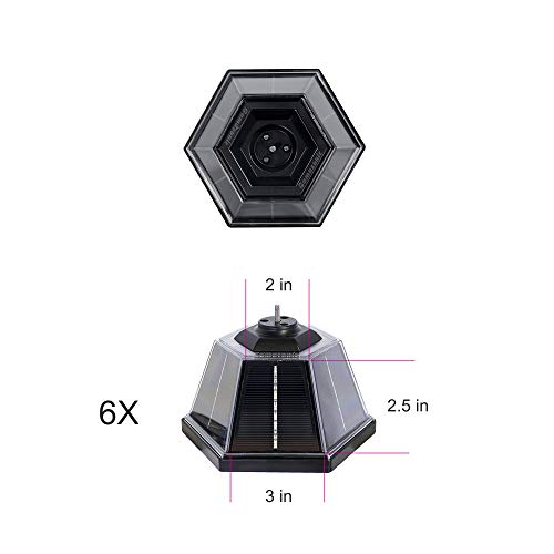 Gama Sonic Solar Garden Light or Landscape Pathway Lamp, Shepherd Hook, 7